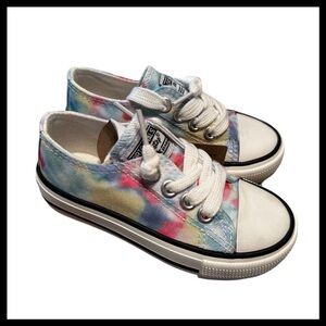 Vibrant Tie-Dye Kids Weestep Sneakers 7